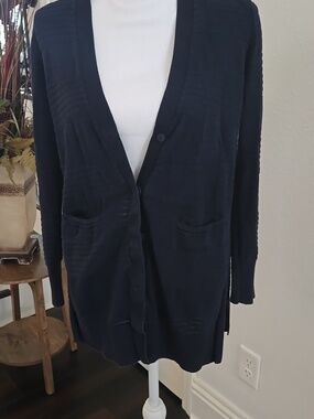 CAbi Navy Women's Cardigan Sweater